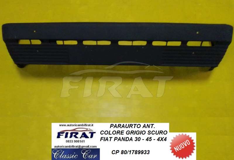 PARAURTO FIAT PANDA 30 - 45 - 4X4 ANT. GRIGIO SCURO